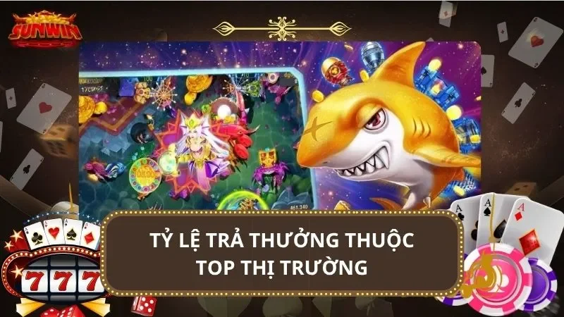 Tỷ lệ trả thưởng thuộc top thị trường